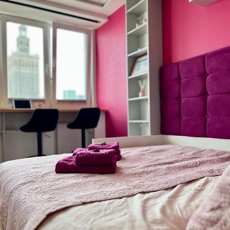 Ferienwohnung -- View City Center Pink -- Warschau Exterior foto