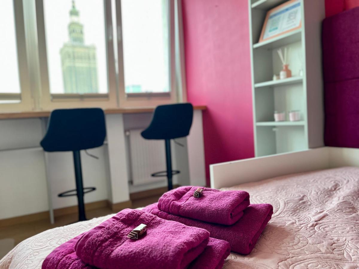 Ferienwohnung -- View City Center Pink -- Warschau Exterior foto