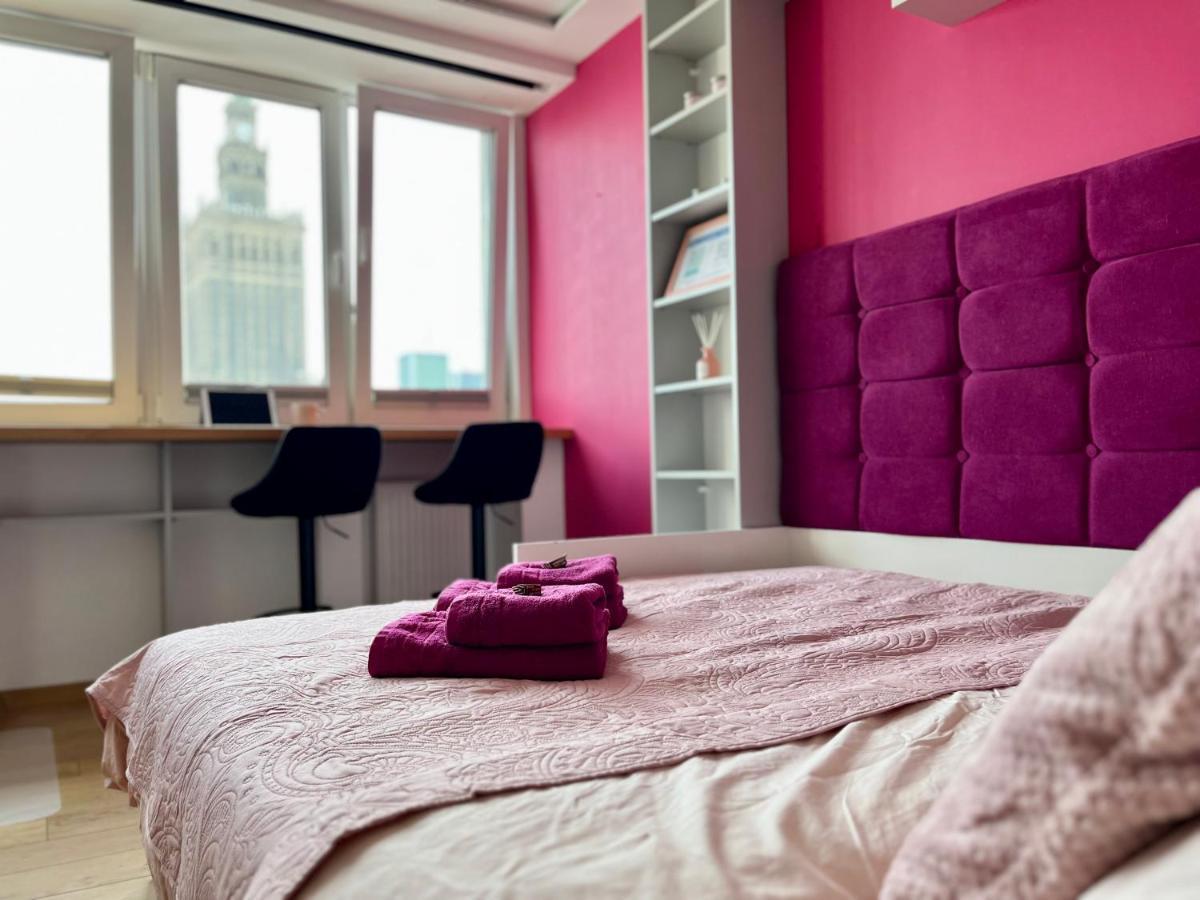 Ferienwohnung -- View City Center Pink -- Warschau Exterior foto