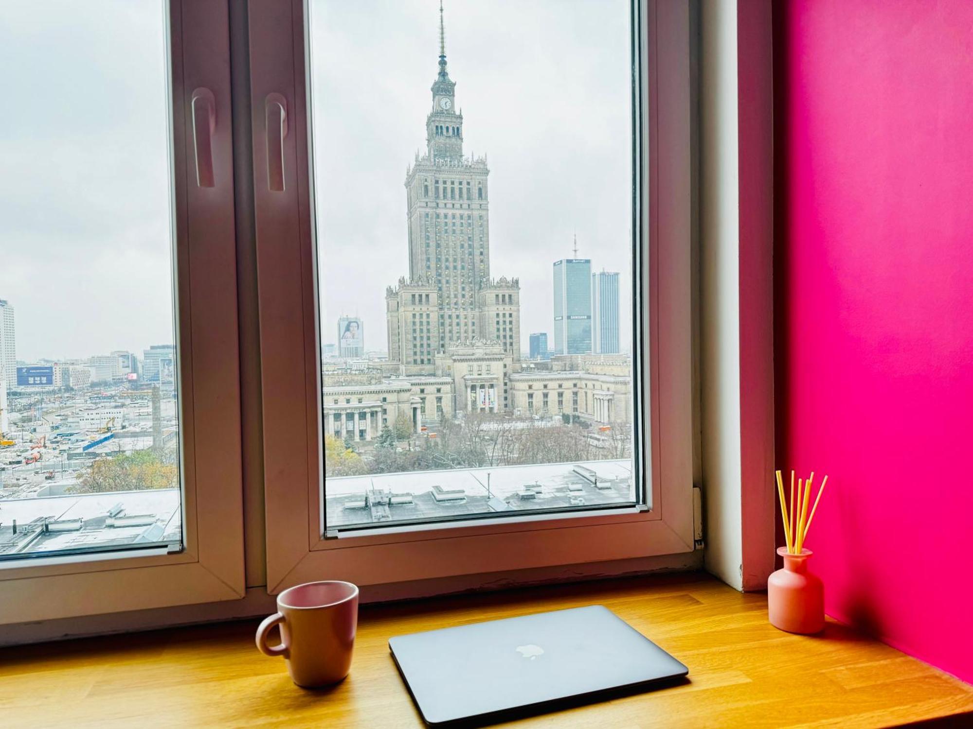 Ferienwohnung -- View City Center Pink -- Warschau Exterior foto